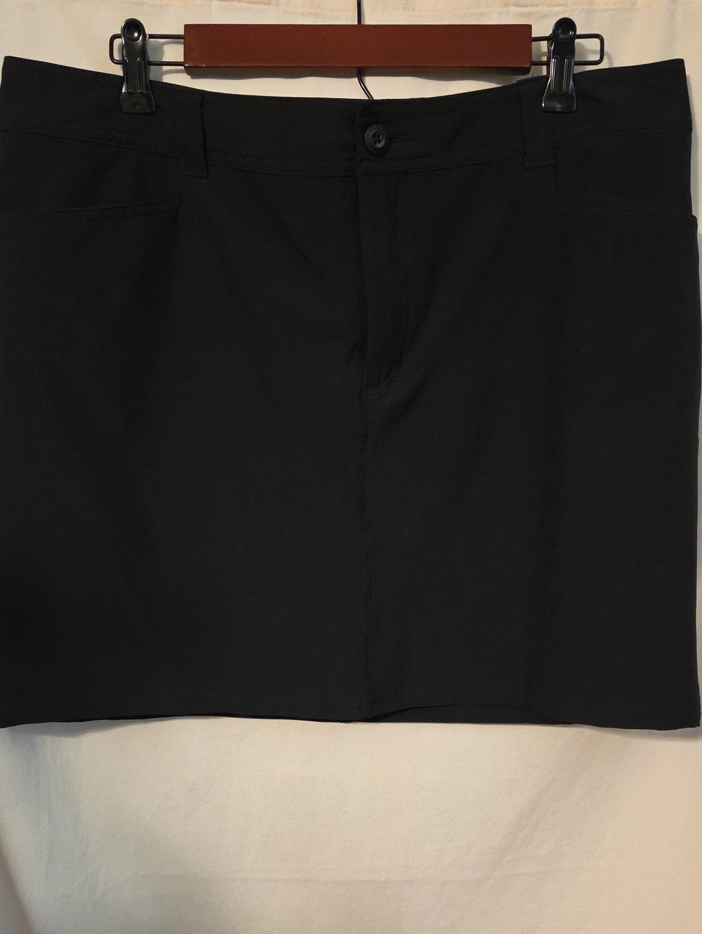 Eddie Bauer Adventurer Skort Black Size 14 EUC